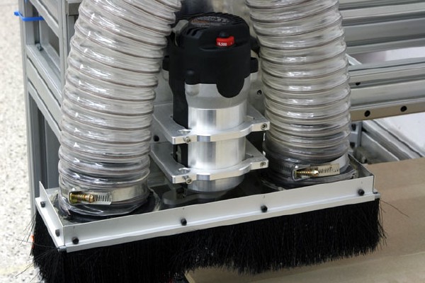 Porter Cable router as head of CNC machine.