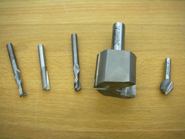 Router bits.