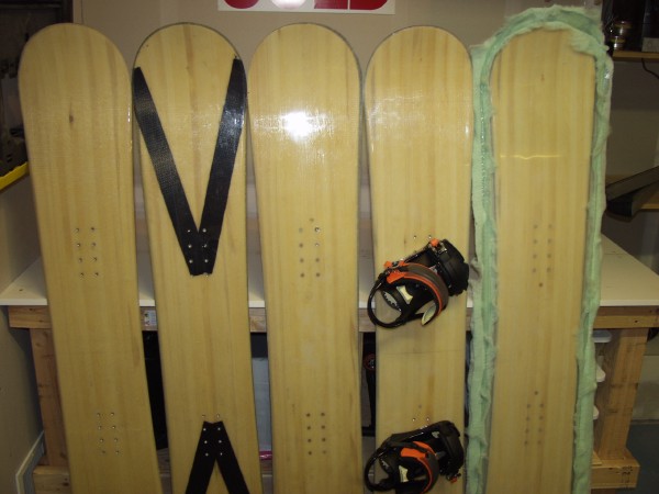 Boards built vacuum bagging, circa 2003.